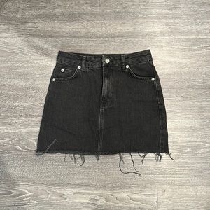Topshop moto denim high waist skirt size 2